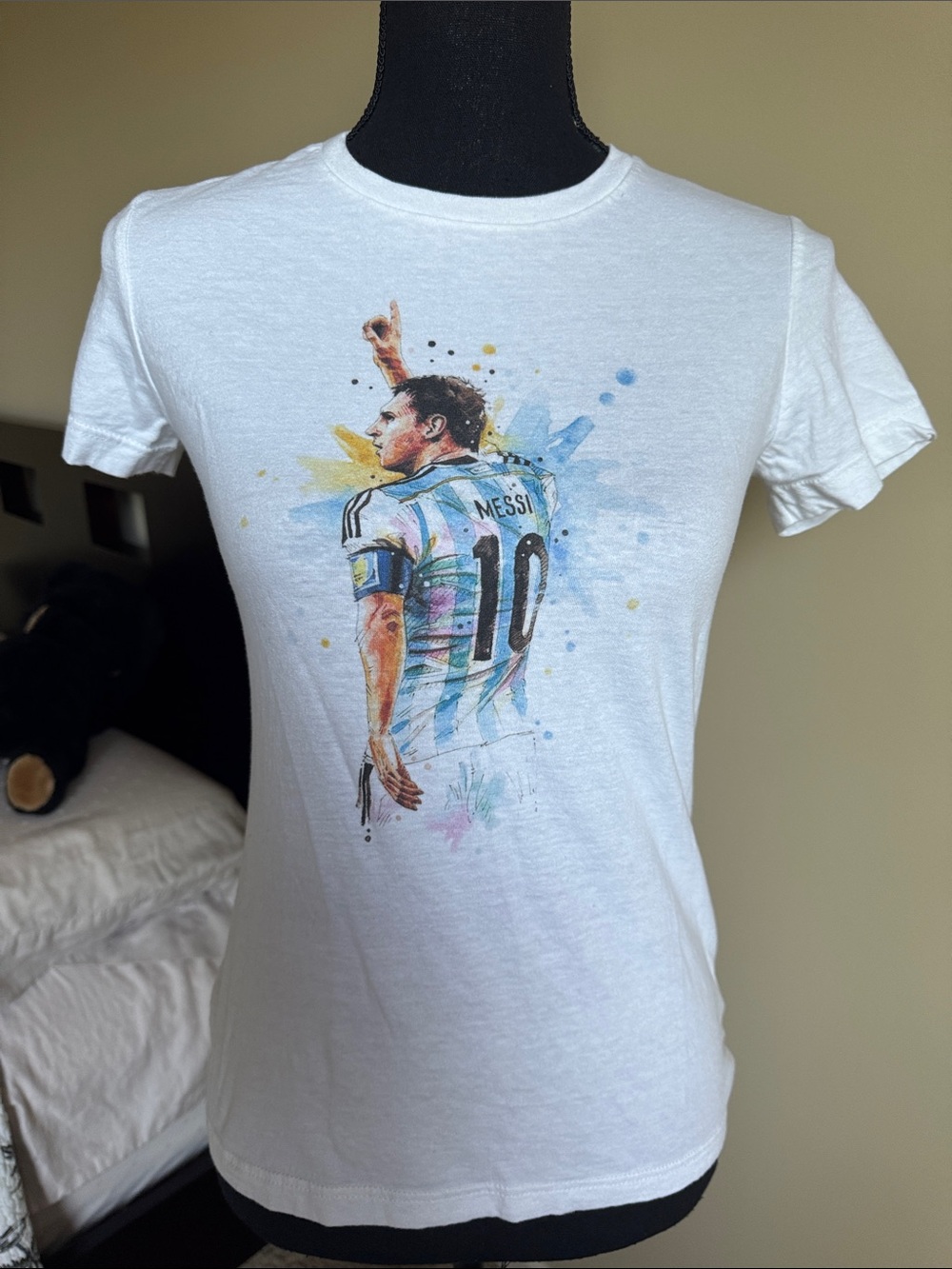 Messi Graphic Print short- sleeve T-Shirt